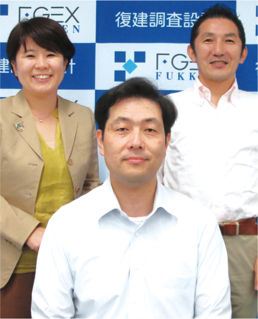 復建調査設計株式会社 社会デザイン創発センター センター長 山根 啓典さん・副センター長 宇山 穂さん・主席研究員 川上 佐知さん