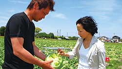 レタス農家さんを訪問