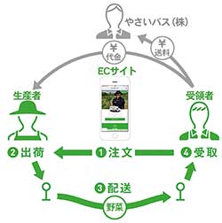 やさいバスの仕組み