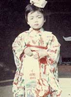 3歳の頃。七五三にて