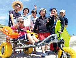 夏は海へ。要介護5だからできないと決めつけない