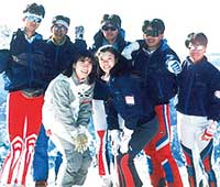 1987年12月大学2年生のとき。立教大学アルンダースキークラブの合宿にて