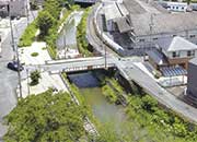 マンションから見える東川