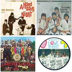 ビートルズ作品のジャケット、レコード