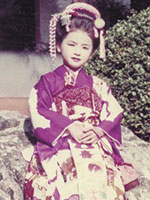 7歳、七五三。茨城県の一言主神社にて
