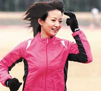 15年ほど前、東京マラソンに向けての練習中