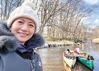 自然に触れると細胞レベルでリフレッシュできる気がします。屈斜路湖（北海道）からのカヌーツアー