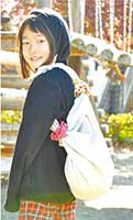 かばんはもちろん、シュシュと組み合わせたリュックサックも