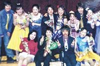 専門学校時代。 『フットルース』（ダンスミュージカル）を披露