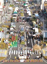 2023年11月、尾張一宮駅前のウォーカブルイベント