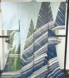『心あらう』。第57回日本伝統工芸染織展 奨励賞・山陽新聞社賞を受賞した作品