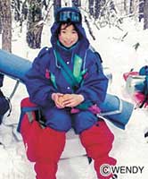 小学4年生の時の年末年始。八ヶ岳にて。初めての雪山