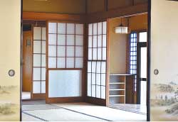 修繕が終わった空き家。SNSにて移住希望者向けに入居者募集を行う