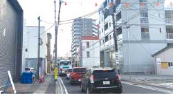 復興事業によりマンション建設が進む石巻市中心市街地