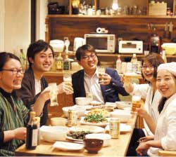 多様な人々が集まるシェアハウス