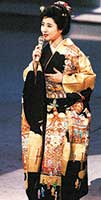 1990年、『忍ぶ雨』で、NHK紅白歌合戦初出場