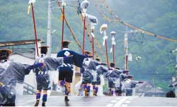 参加者の皆さまによる圧巻の大名行列