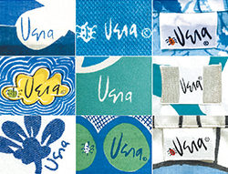 さまざまな年代のタグ。これらから制作年を探った