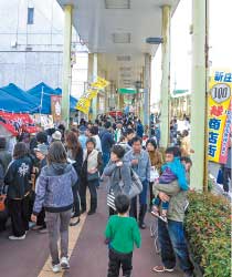 山形県・新庄100円商店街開催初期のころの様子