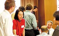 2003年、東京工業大学にて。自身が主催した国際研究集会