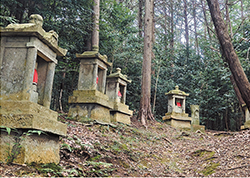 萬勝寺八十八ケ所（兵庫県小野市）
境内から裏山にかけて札所が点在している