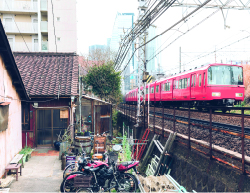 さかさま不動産の原点となった空き家。水谷が友人と改装し、飲食店やシェアハウスを運営